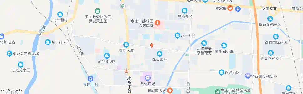 枣庄燕山路口_公交站地图_枣庄公交_妙搜公交查询2025