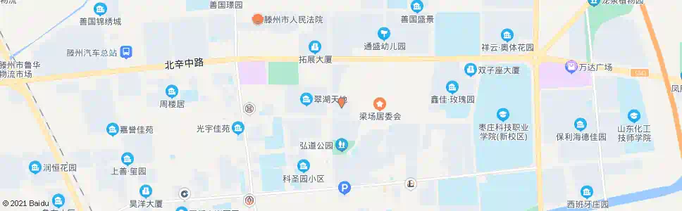 枣庄龙滕花园_公交站地图_枣庄公交_妙搜公交查询2025