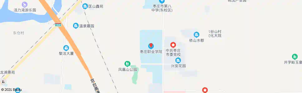 枣庄职业技术学院_公交站地图_枣庄公交_妙搜公交查询2025