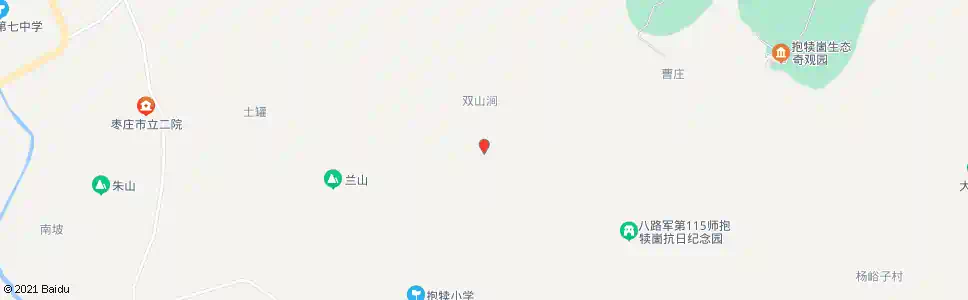 枣庄双山涧_公交站地图_枣庄公交_妙搜公交查询2025