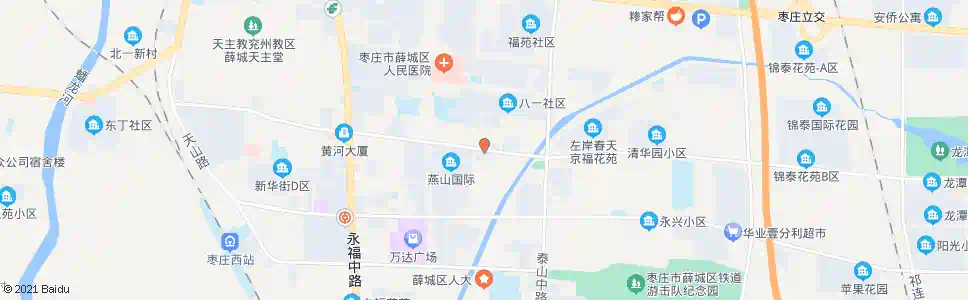 枣庄永福派出所_公交站地图_枣庄公交_妙搜公交查询2025