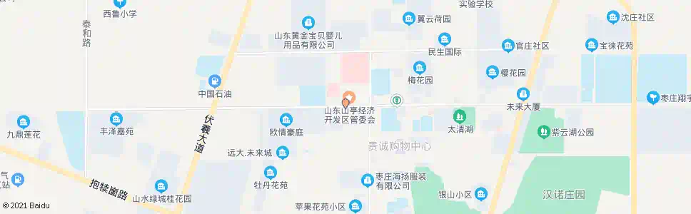 枣庄山亭区群众服务中心_公交站地图_枣庄公交_妙搜公交查询2025