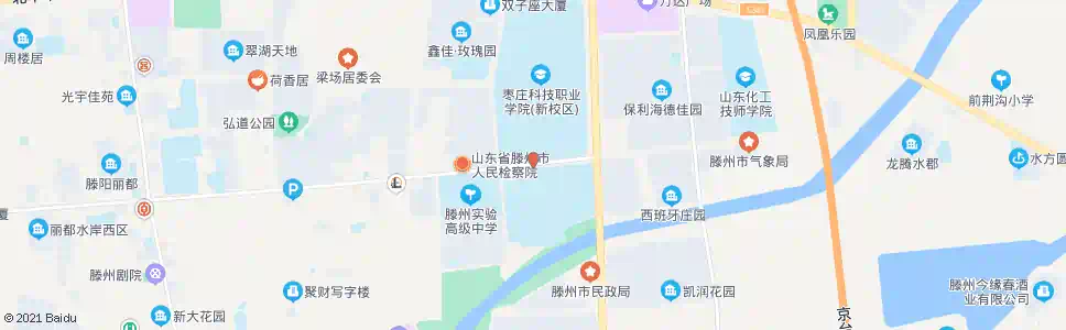 枣庄滕州一中新校_公交站地图_枣庄公交_妙搜公交查询2025