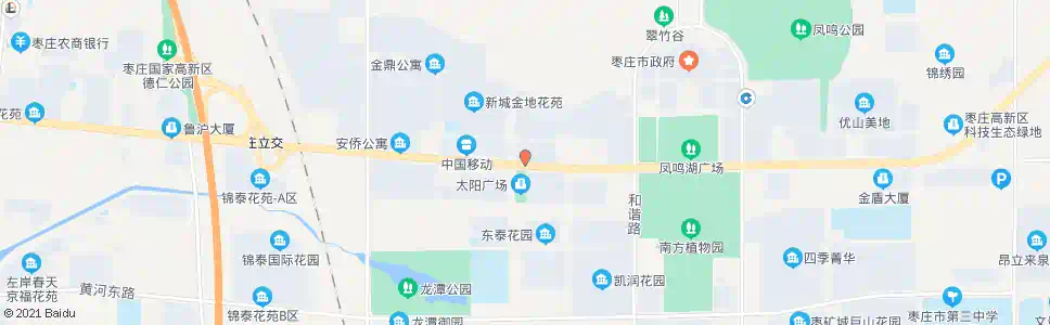 枣庄太阳广场_公交站地图_枣庄公交_妙搜公交查询2025