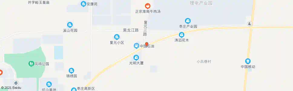 枣庄复元三路口_公交站地图_枣庄公交_妙搜公交查询2025