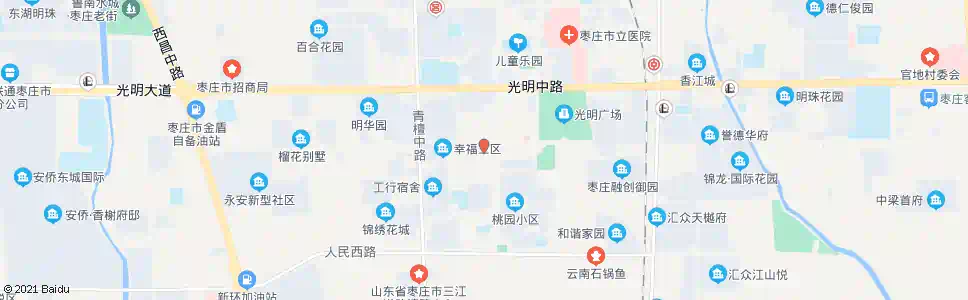 枣庄幸福小区_公交站地图_枣庄公交_妙搜公交查询2025