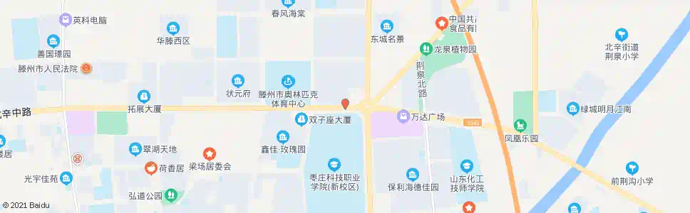枣庄奥林匹克中心_公交站地图_枣庄公交_妙搜公交查询2025