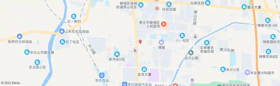 枣庄薛国大酒店_公交站地图_枣庄公交_妙搜公交查询2025