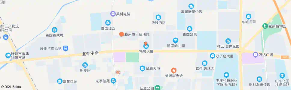 枣庄滕州市政务中心_公交站地图_枣庄公交_妙搜公交查询2025