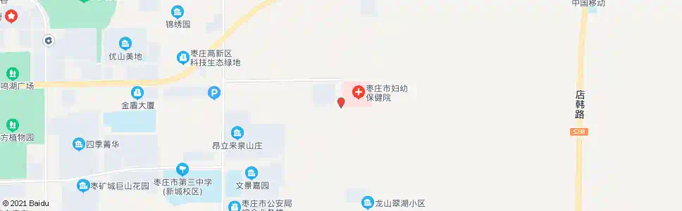 枣庄妇幼保健院_公交站地图_枣庄公交_妙搜公交查询2025