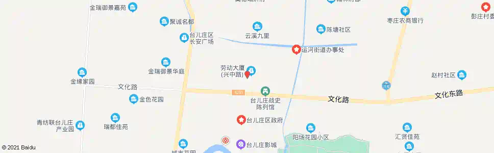 枣庄兴利市场_公交站地图_枣庄公交_妙搜公交查询2025
