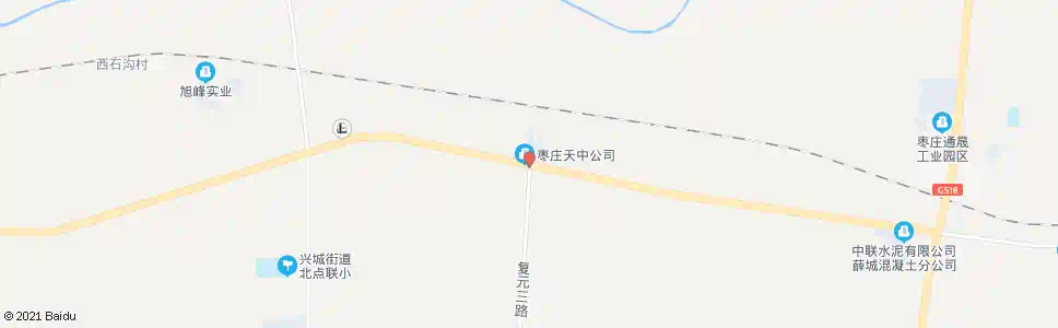 枣庄复元三路_公交站地图_枣庄公交_妙搜公交查询2025