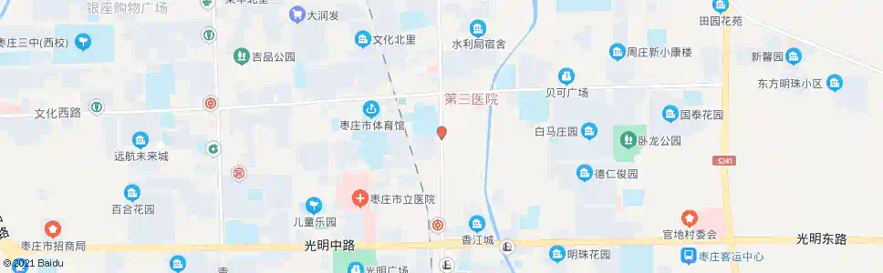 枣庄三中_公交站地图_枣庄公交_妙搜公交查询2025