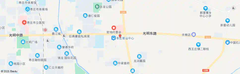 枣庄长途汽车站_公交站地图_枣庄公交_妙搜公交查询2025