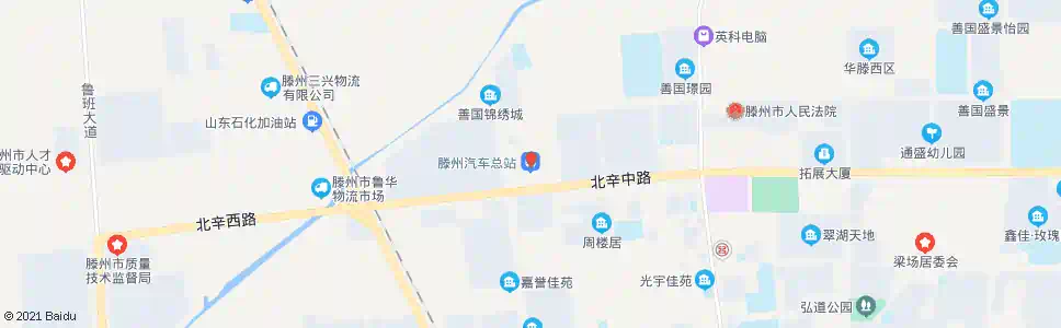 枣庄公交总站(滕州)_公交站地图_枣庄公交_妙搜公交查询2025