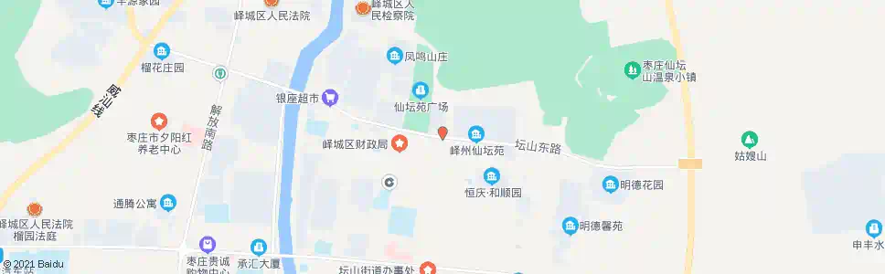 枣庄坛山小区_公交站地图_枣庄公交_妙搜公交查询2025