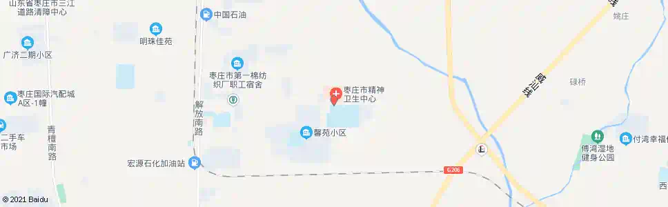 枣庄市立二院_公交站地图_枣庄公交_妙搜公交查询2025