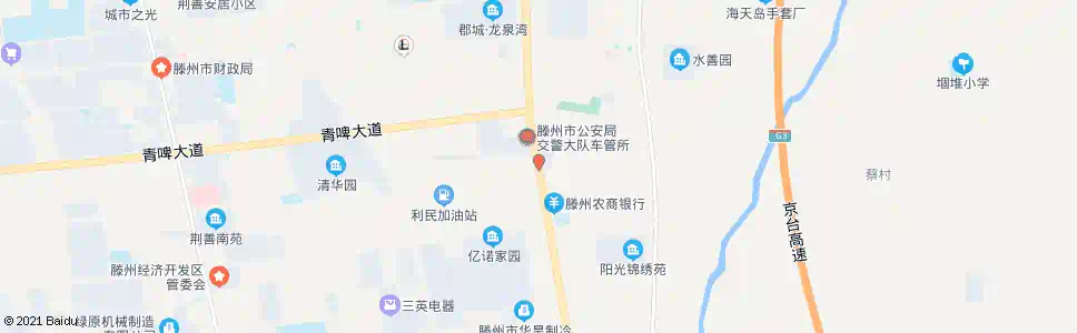 枣庄滕州交警大队_公交站地图_枣庄公交_妙搜公交查询2025