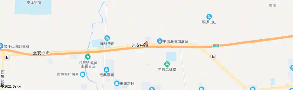 枣庄北山宿舍_公交站地图_枣庄公交_妙搜公交查询2025