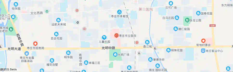 枣庄市立医院_公交站地图_枣庄公交_妙搜公交查询2025