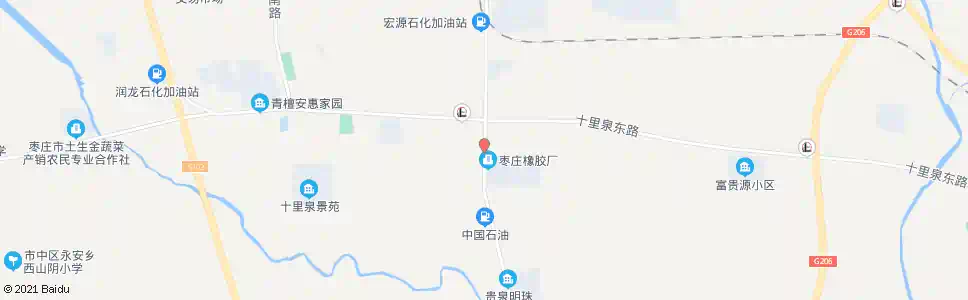 枣庄橡胶厂_公交站地图_枣庄公交_妙搜公交查询2025