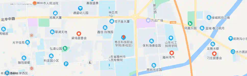 枣庄枣庄科技职业技术学院_公交站地图_枣庄公交_妙搜公交查询2025