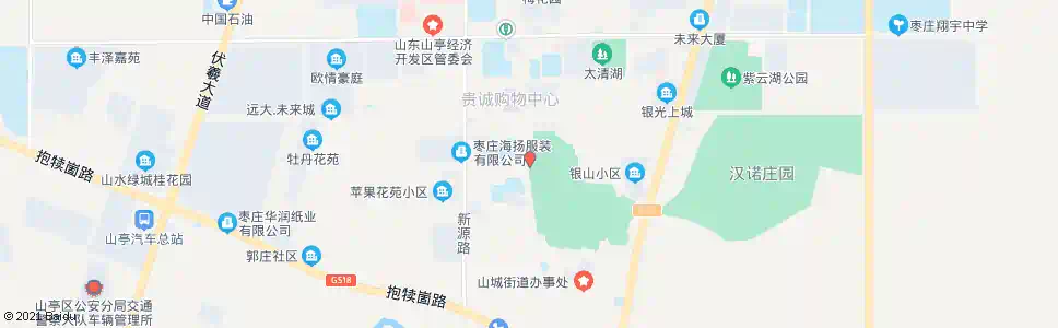 枣庄双山公园_公交站地图_枣庄公交_妙搜公交查询2025