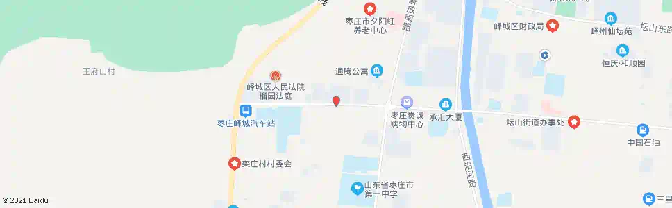 枣庄福兴花园南_公交站地图_枣庄公交_妙搜公交查询2025