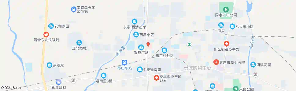 枣庄矿物局医院_公交站地图_枣庄公交_妙搜公交查询2025