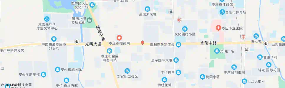 枣庄华山路_公交站地图_枣庄公交_妙搜公交查询2025