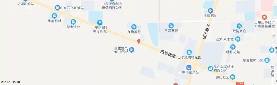 枣庄紫荆花苑_公交站地图_枣庄公交_妙搜公交查询2025