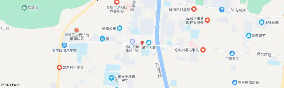 枣庄十八中_公交站地图_枣庄公交_妙搜公交查询2025