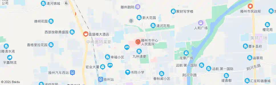 枣庄滕州市人民医院_公交站地图_枣庄公交_妙搜公交查询2025