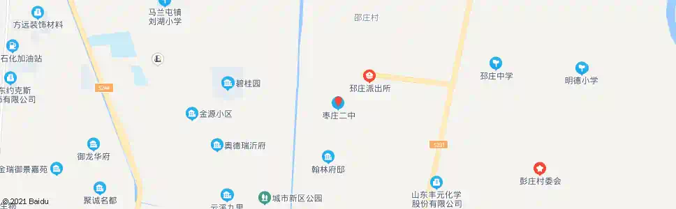 枣庄鲍沟二中_公交站地图_枣庄公交_妙搜公交查询2025
