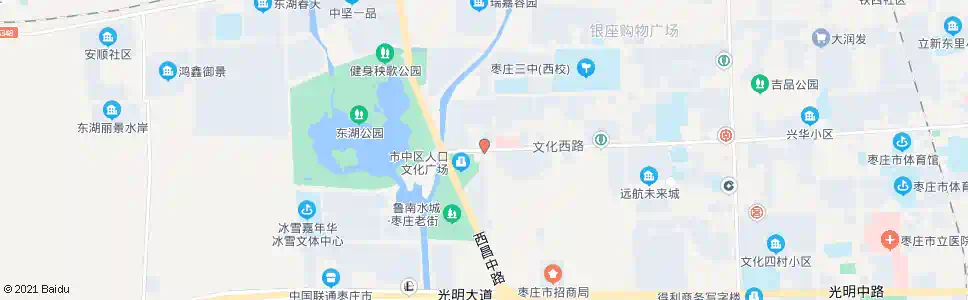 枣庄文化广场_公交站地图_枣庄公交_妙搜公交查询2025