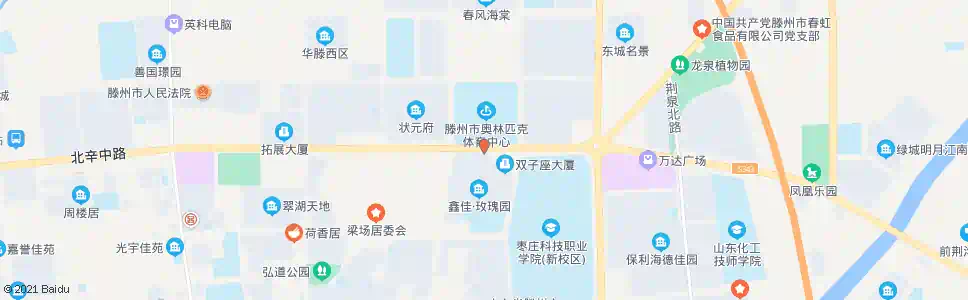 枣庄体育中心_公交站地图_枣庄公交_妙搜公交查询2025