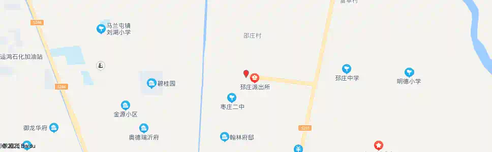 枣庄二中北门_公交站地图_枣庄公交_妙搜公交查询2025