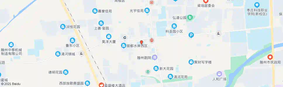 枣庄前进小学_公交站地图_枣庄公交_妙搜公交查询2025
