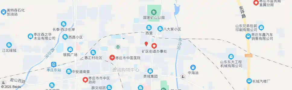 枣庄老矿物局_公交站地图_枣庄公交_妙搜公交查询2025