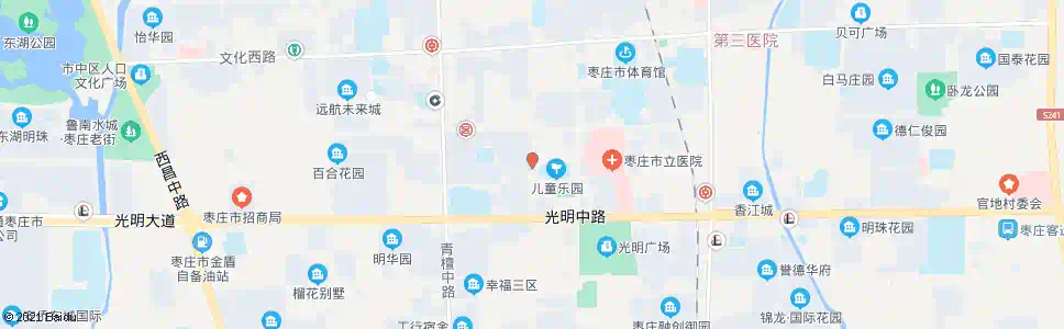 枣庄儿童乐园_公交站地图_枣庄公交_妙搜公交查询2025
