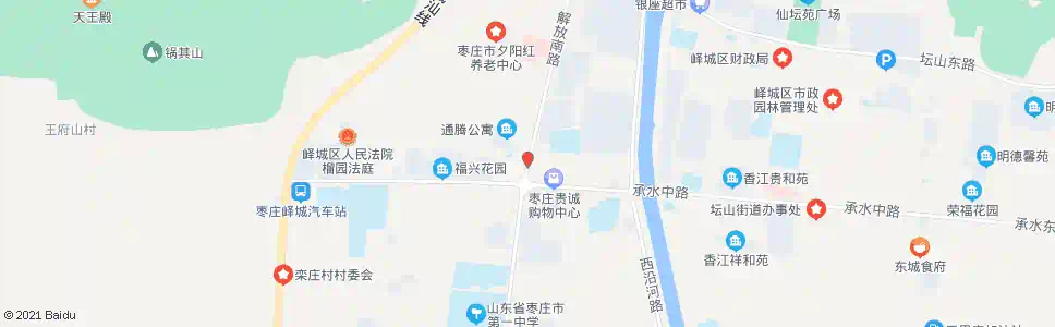 枣庄桃花村(榴园路)_公交站地图_枣庄公交_妙搜公交查询2025