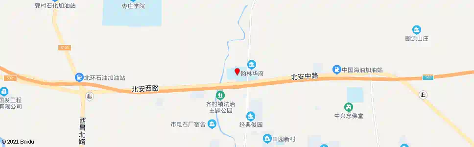 枣庄渴口中学_公交站地图_枣庄公交_妙搜公交查询2025