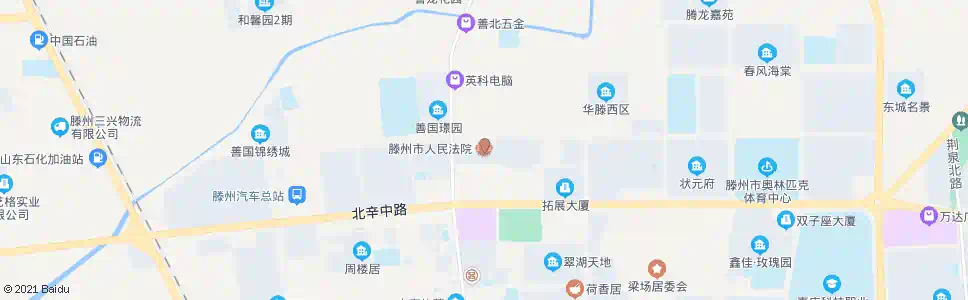 枣庄滕州市法院_公交站地图_枣庄公交_妙搜公交查询2025
