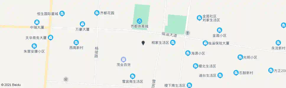淄博临园生活区_公交站地图_淄博公交_妙搜公交查询2025