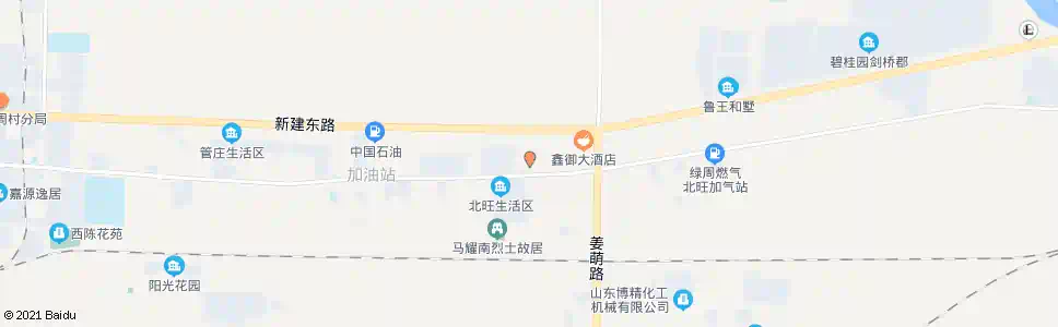 淄博北旺村_公交站地图_淄博公交_妙搜公交查询2025