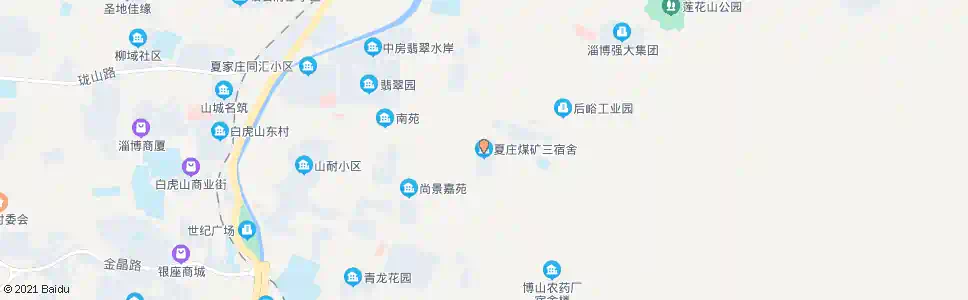 淄博夏庄煤矿_公交站地图_淄博公交_妙搜公交查询2025