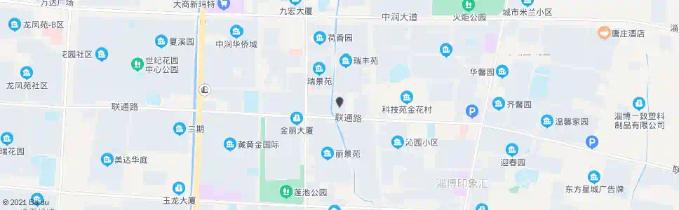 淄博莲馨园_公交站地图_淄博公交_妙搜公交查询2025