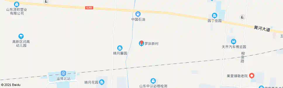 淄博罗斜村_公交站地图_淄博公交_妙搜公交查询2025