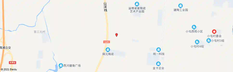 淄博国誉陶瓷_公交站地图_淄博公交_妙搜公交查询2025