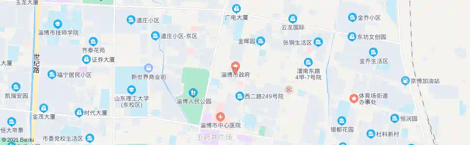 淄博淄博瓷厂_公交站地图_淄博公交_妙搜公交查询2025